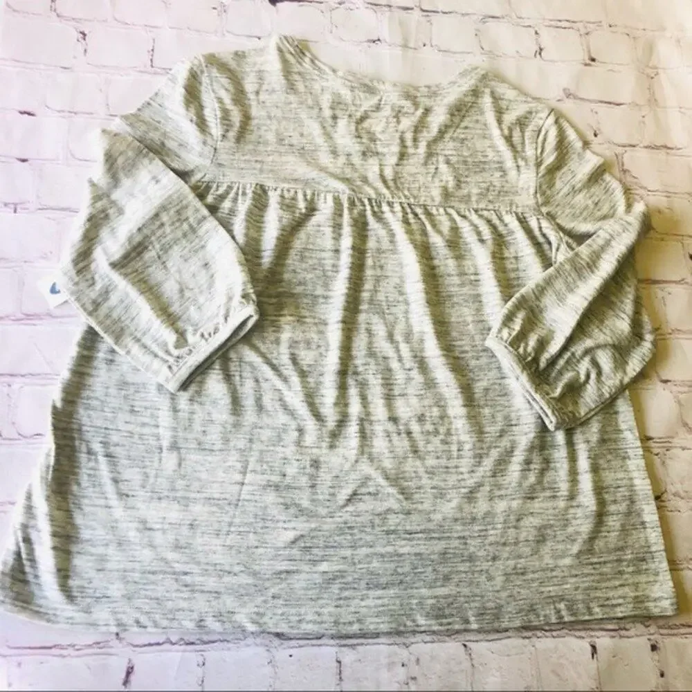 Old Navy Girls 3/4 Sleeve Blouse Sz (10-12)